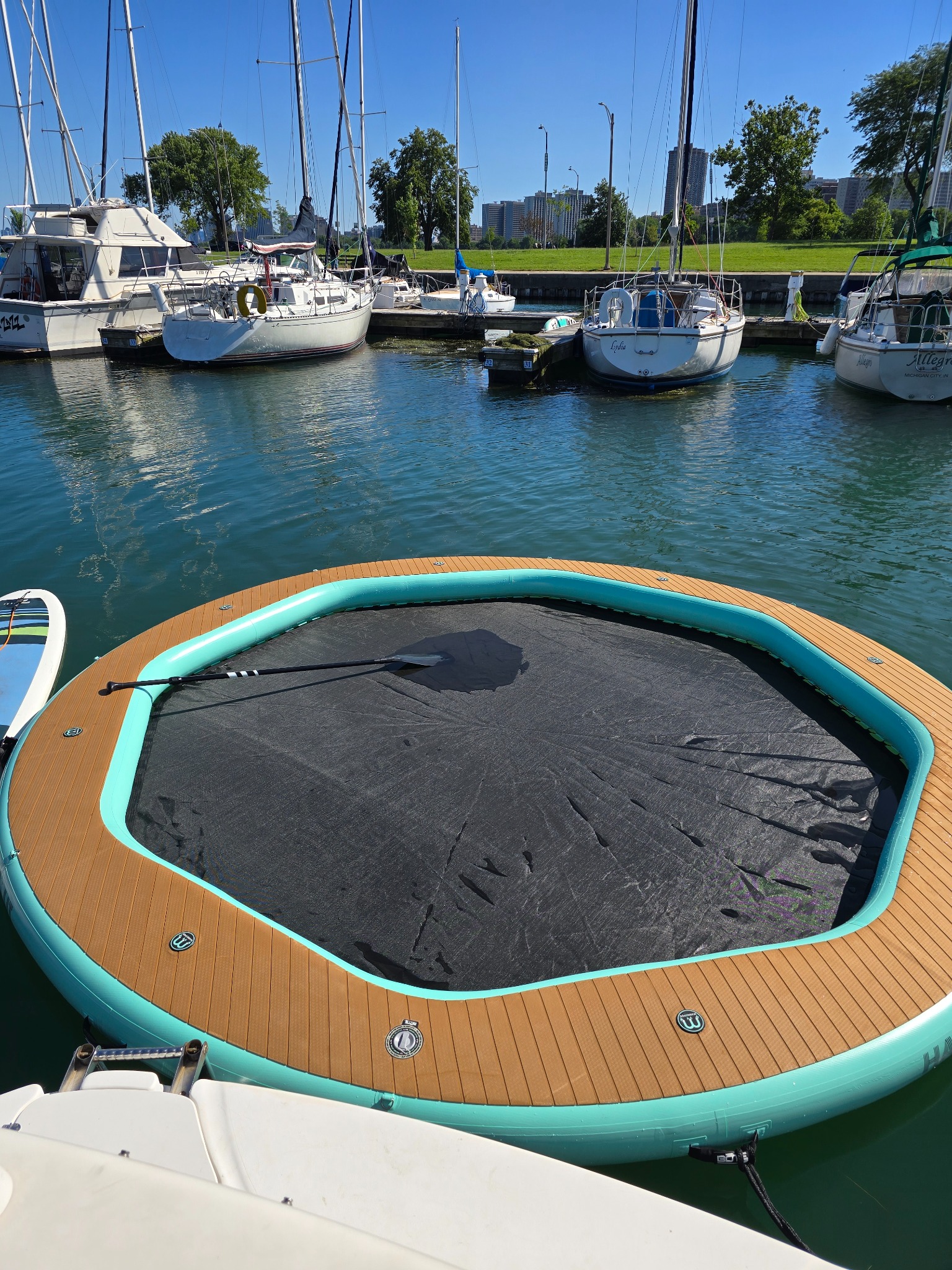 Water Hammock on the water